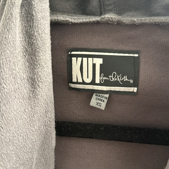 Kut from the cloth faux leather/suede jacket XS - Picture 3 of 3